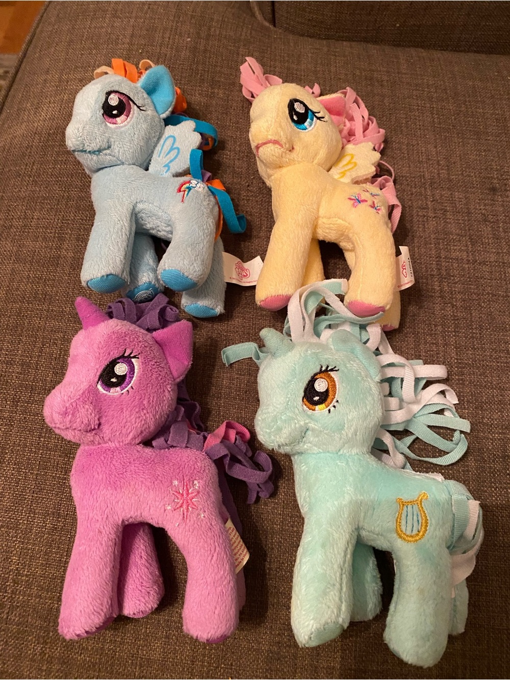 My Little Pony 4 Plush Ponies 6 inches